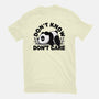 Don't Know Don't Care-Mens-Basic-Tee-Vallina84