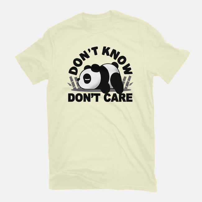 Don't Know Don't Care-Mens-Premium-Tee-Vallina84