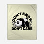 Don't Know Don't Care-None-Fleece-Blanket-Vallina84