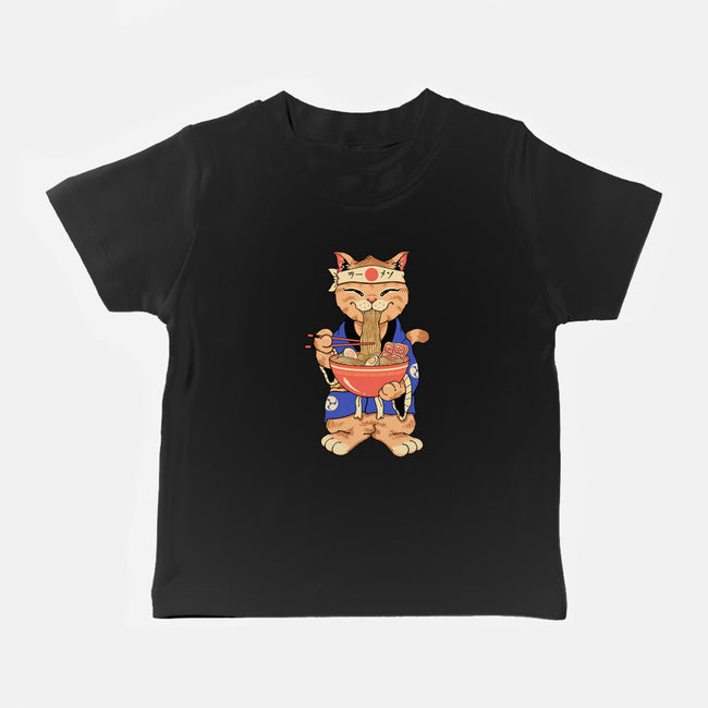 Ramen Meowster Standing-Baby-Basic-Tee-vp021