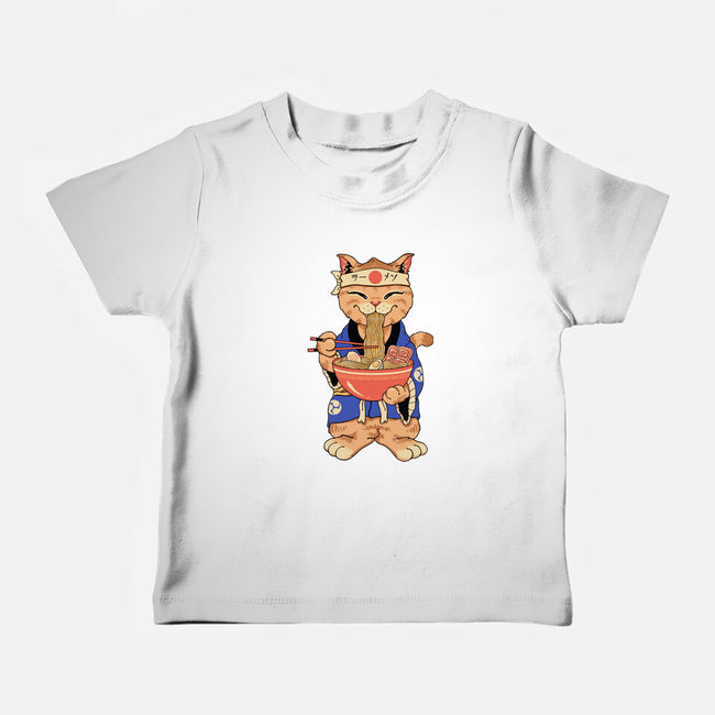 Ramen Meowster Standing-Baby-Basic-Tee-vp021