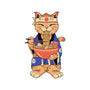 Ramen Meowster Standing-None-Removable Cover-Throw Pillow-vp021