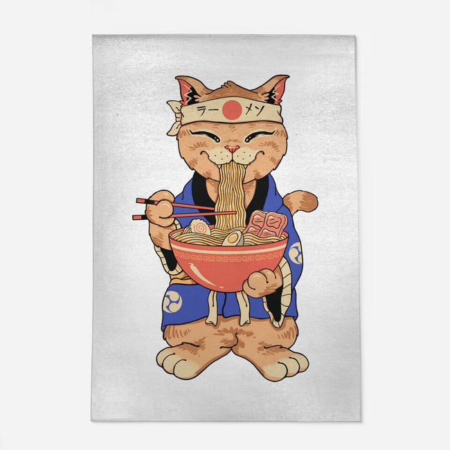 Ramen Meowster Standing-None-Indoor-Rug-vp021