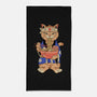 Ramen Meowster Standing-None-Beach-Towel-vp021