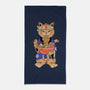 Ramen Meowster Standing-None-Beach-Towel-vp021