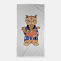 Ramen Meowster Standing-None-Beach-Towel-vp021