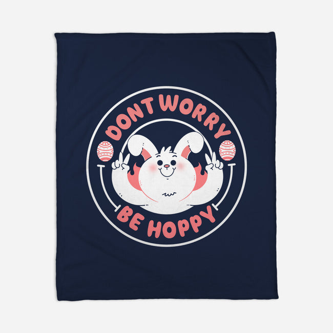 Don’t Worry Be Hoppy-None-Fleece-Blanket-Tri haryadi