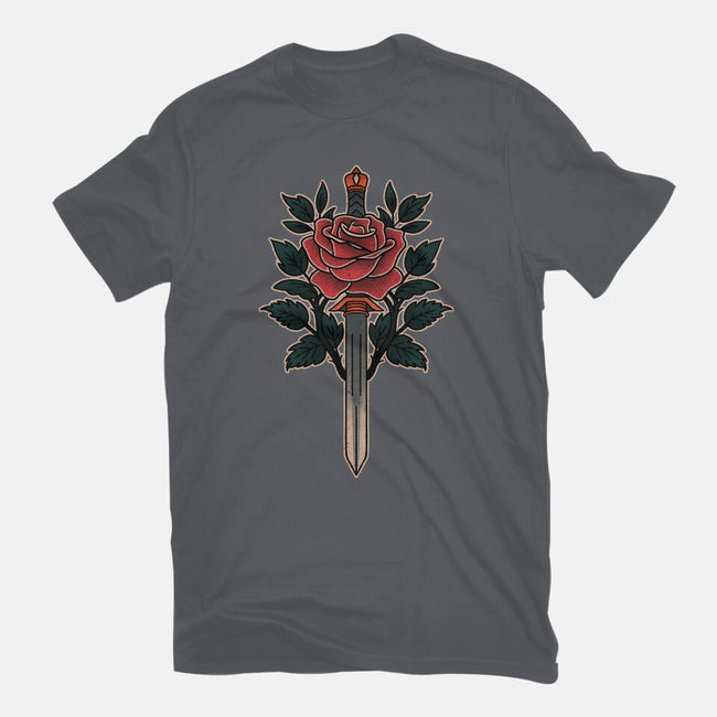 Blade Of Roses-Mens-Basic-Tee-fanfreak1