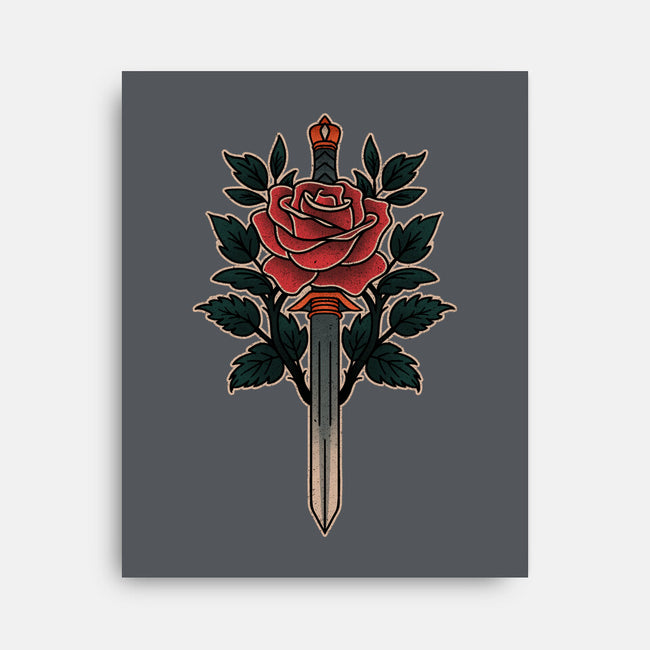 Blade Of Roses-None-Stretched-Canvas-fanfreak1