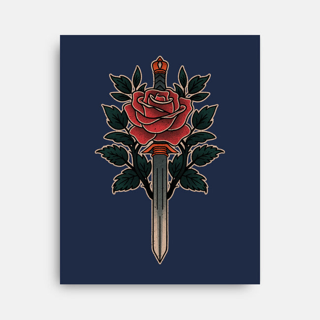 Blade Of Roses-None-Stretched-Canvas-fanfreak1