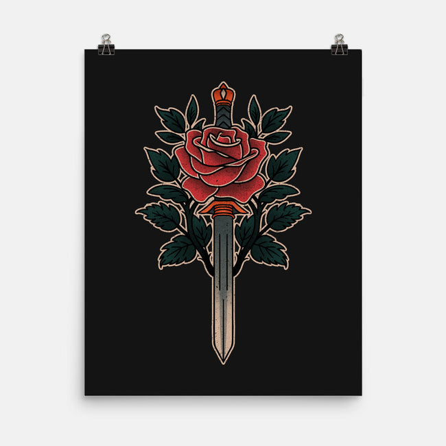 Blade Of Roses-None-Matte-Poster-fanfreak1