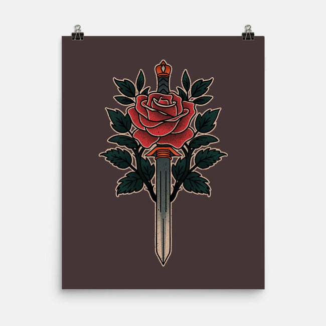 Blade Of Roses-None-Matte-Poster-fanfreak1