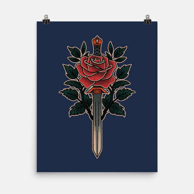 Blade Of Roses-None-Matte-Poster-fanfreak1