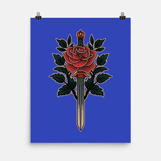 Blade Of Roses-None-Matte-Poster-fanfreak1