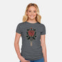 Blade Of Roses-Womens-Fitted-Tee-fanfreak1