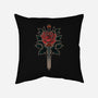 Blade Of Roses-None-Removable Cover-Throw Pillow-fanfreak1