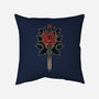 Blade Of Roses-None-Removable Cover-Throw Pillow-fanfreak1