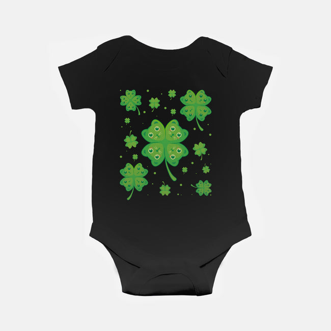 Lucky Kittens-Baby-Basic-Onesie-erion_designs