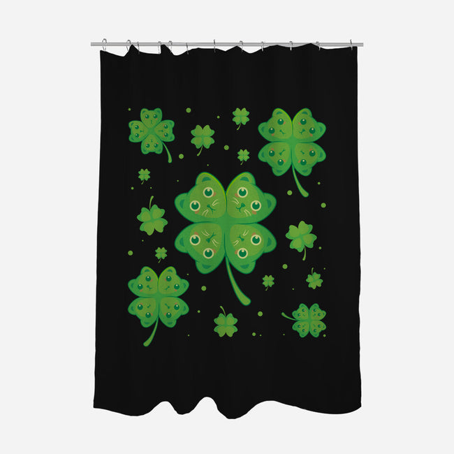 Lucky Kittens-None-Polyester-Shower Curtain-erion_designs