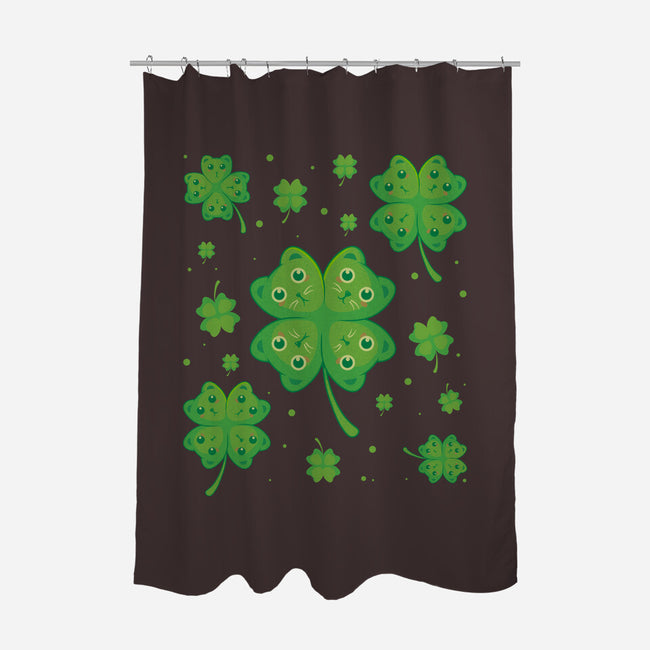 Lucky Kittens-None-Polyester-Shower Curtain-erion_designs