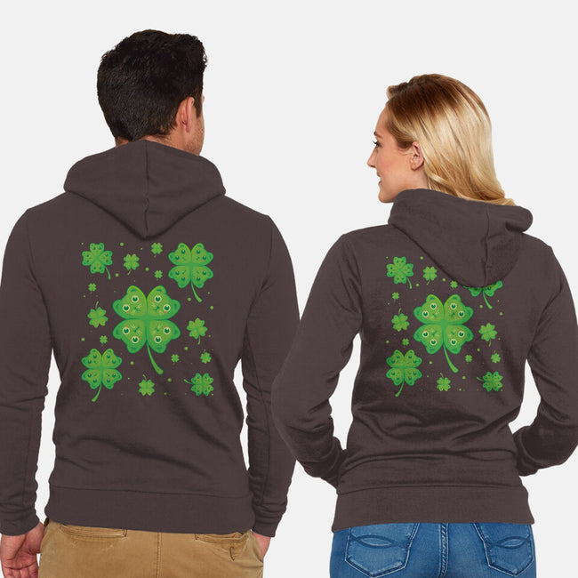 Lucky Kittens-Unisex-Zip-Up-Sweatshirt-erion_designs