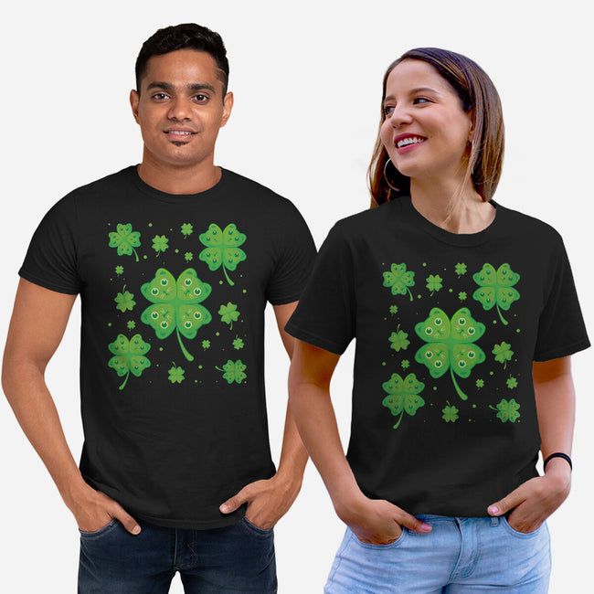 Lucky Kittens-Unisex-Basic-Tee-erion_designs