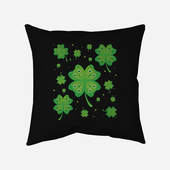 Lucky Kittens-None-Removable Cover w Insert-Throw Pillow-erion_designs