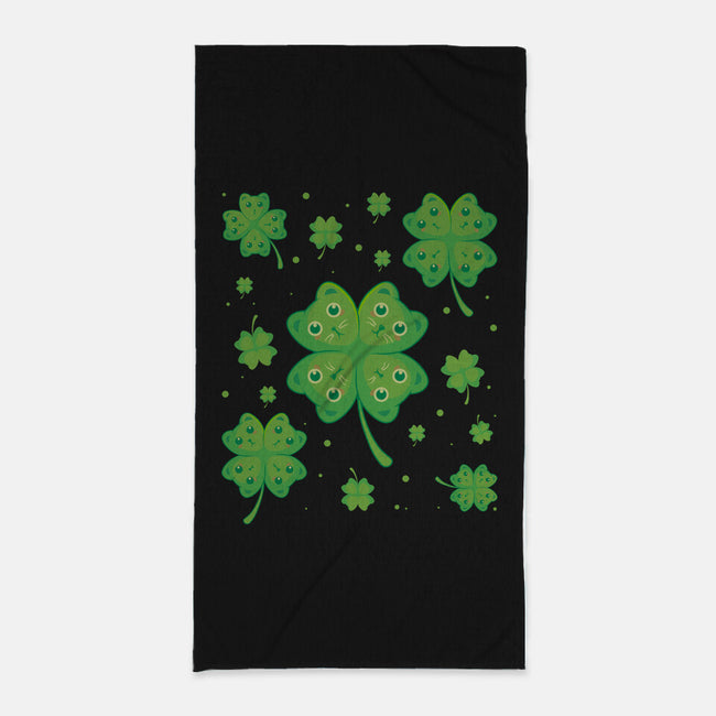 Lucky Kittens-None-Beach-Towel-erion_designs