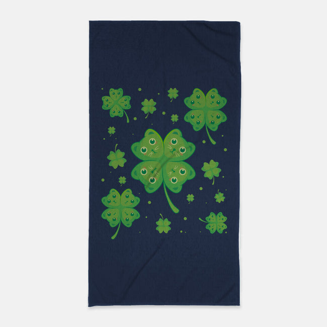 Lucky Kittens-None-Beach-Towel-erion_designs