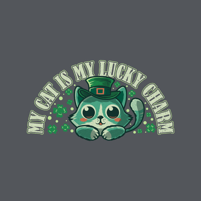 My Cat Is My Lucky Charm-None-Fleece-Blanket-erion_designs