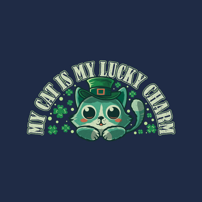 My Cat Is My Lucky Charm-Dog-Basic-Pet Tank-erion_designs