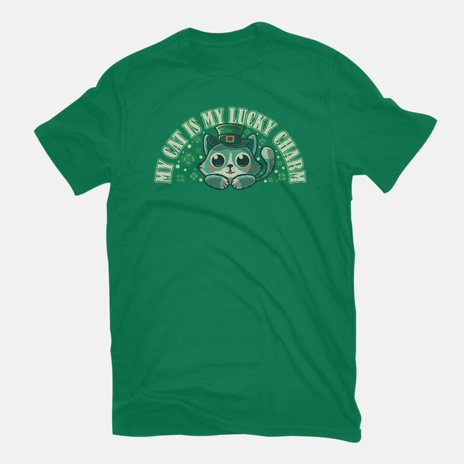 My Cat Is My Lucky Charm-Mens-Premium-Tee-erion_designs