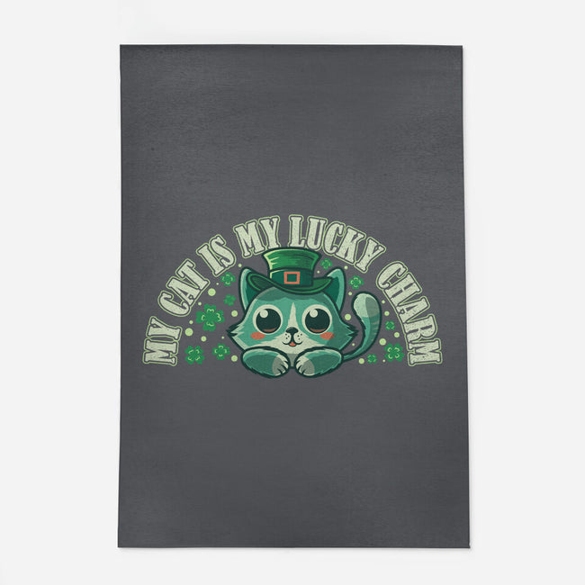 My Cat Is My Lucky Charm-None-Indoor-Rug-erion_designs