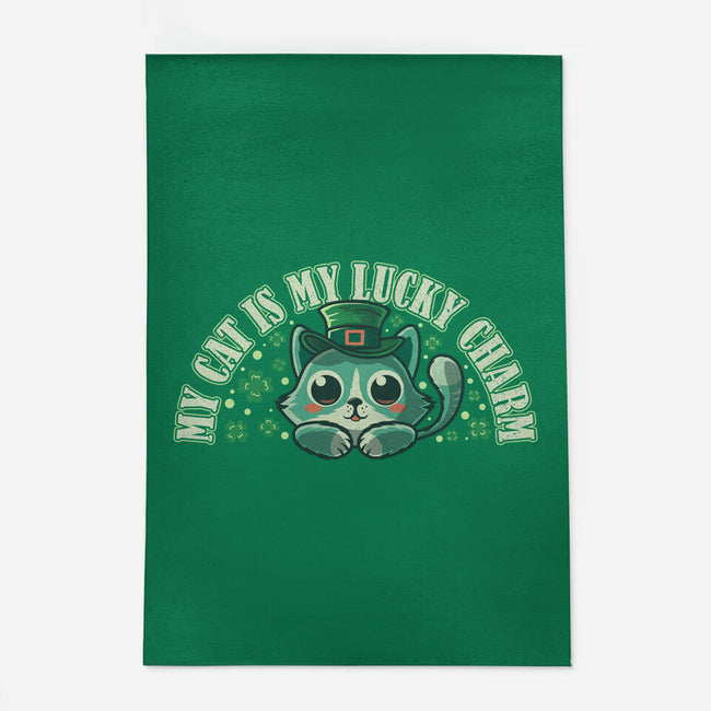 My Cat Is My Lucky Charm-None-Indoor-Rug-erion_designs