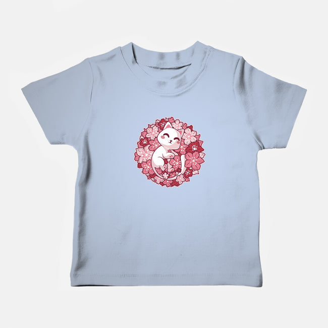 Spring Kittens-Baby-Basic-Tee-erion_designs