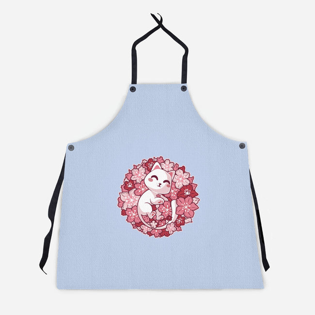 Spring Kittens-Unisex-Kitchen-Apron-erion_designs