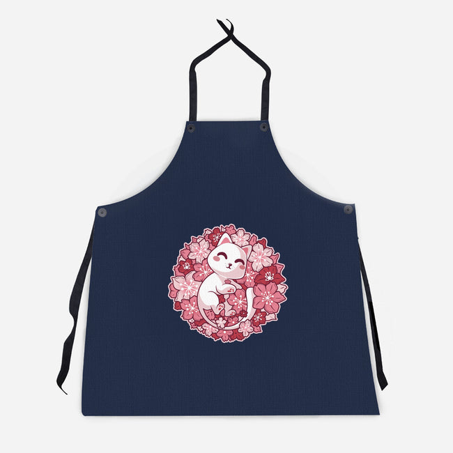 Spring Kittens-Unisex-Kitchen-Apron-erion_designs