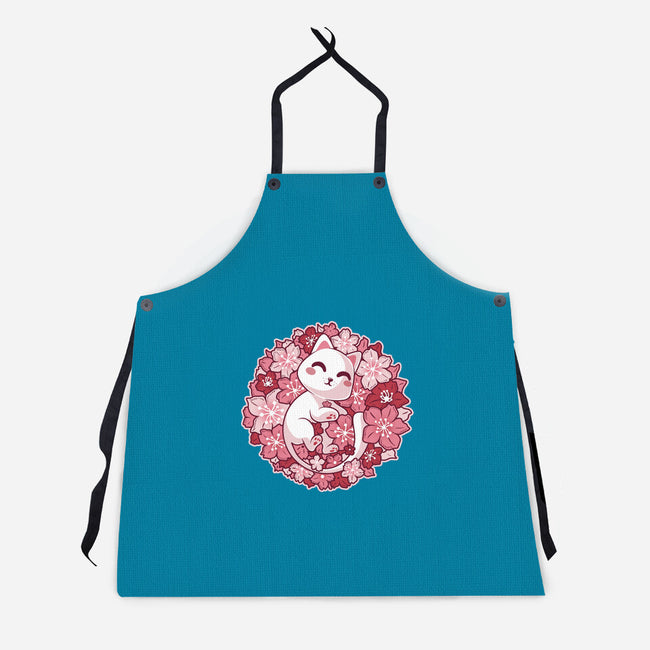 Spring Kittens-Unisex-Kitchen-Apron-erion_designs