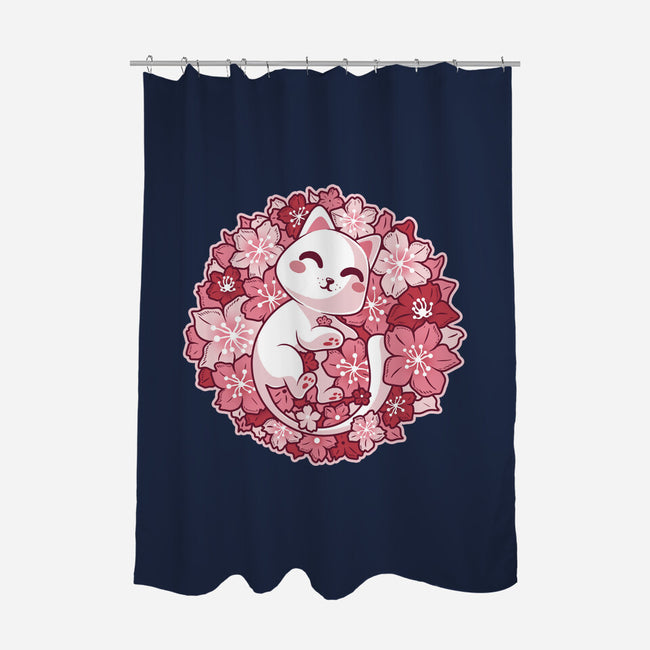 Spring Kittens-None-Polyester-Shower Curtain-erion_designs