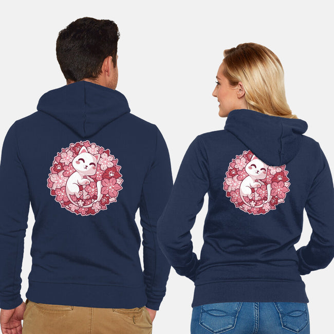 Spring Kittens-Unisex-Zip-Up-Sweatshirt-erion_designs