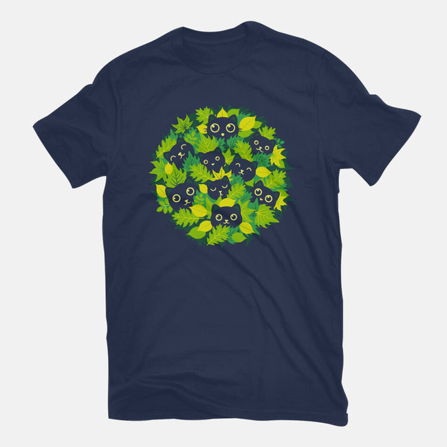 Spring Leaf Kittens-Mens-Premium-Tee-erion_designs