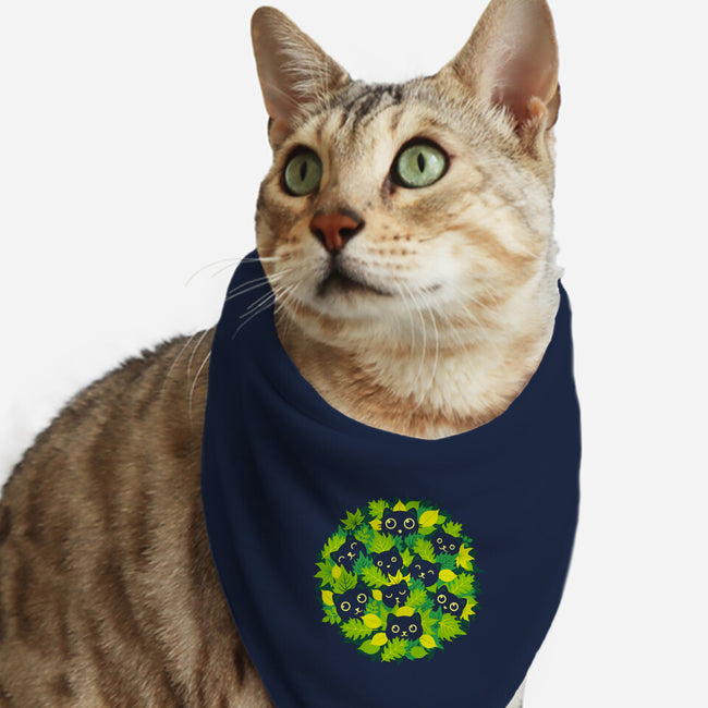 Spring Leaf Kittens-Cat-Bandana-Pet Collar-erion_designs