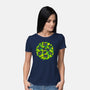 Spring Leaf Kittens-Womens-Basic-Tee-erion_designs