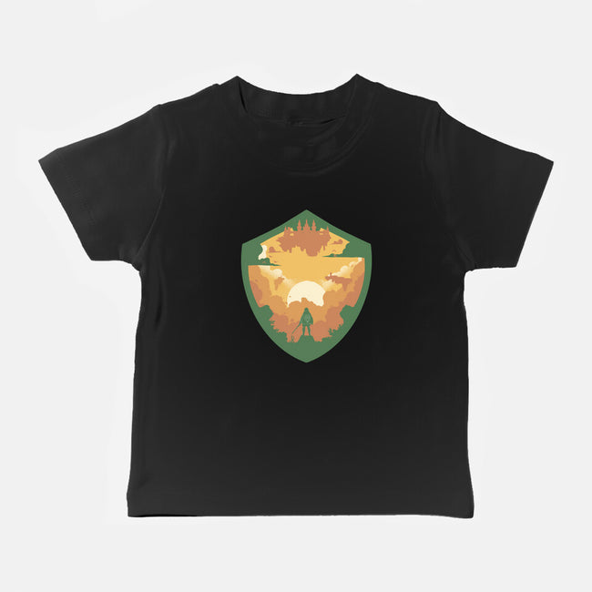 Hylian Shield-Baby-Basic-Tee-RamenBoy