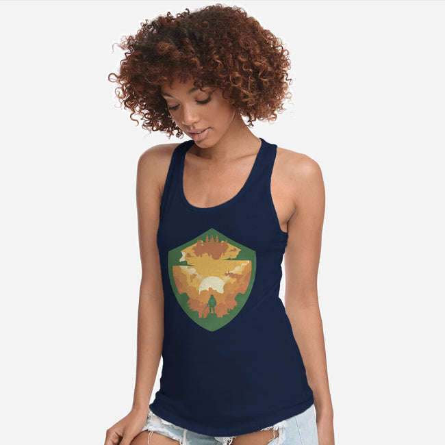 Hylian Shield-Womens-Racerback-Tank-RamenBoy