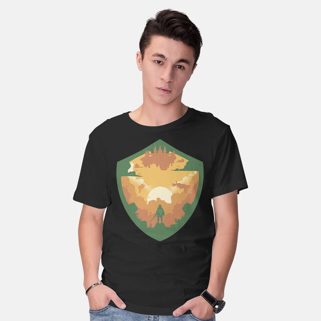 Hylian Shield-Mens-Basic-Tee-RamenBoy