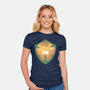 Hylian Shield-Womens-Fitted-Tee-RamenBoy