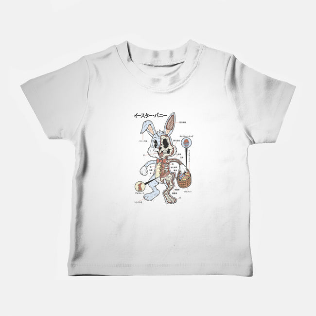 Easter Bunny Anatomy-Baby-Basic-Tee-Firebrander