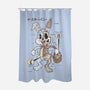 Easter Bunny Anatomy-None-Polyester-Shower Curtain-Firebrander