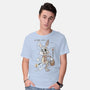 Easter Bunny Anatomy-Mens-Basic-Tee-Firebrander